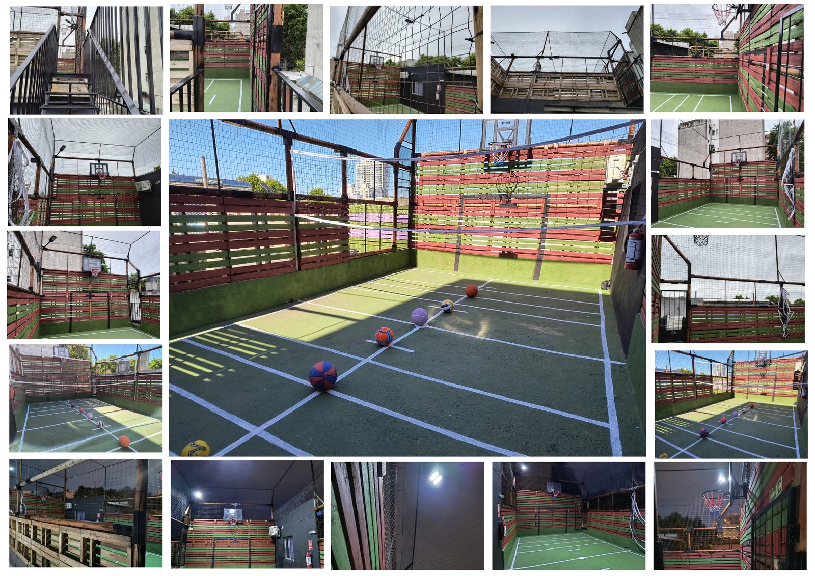 Mini estadio polideportivo